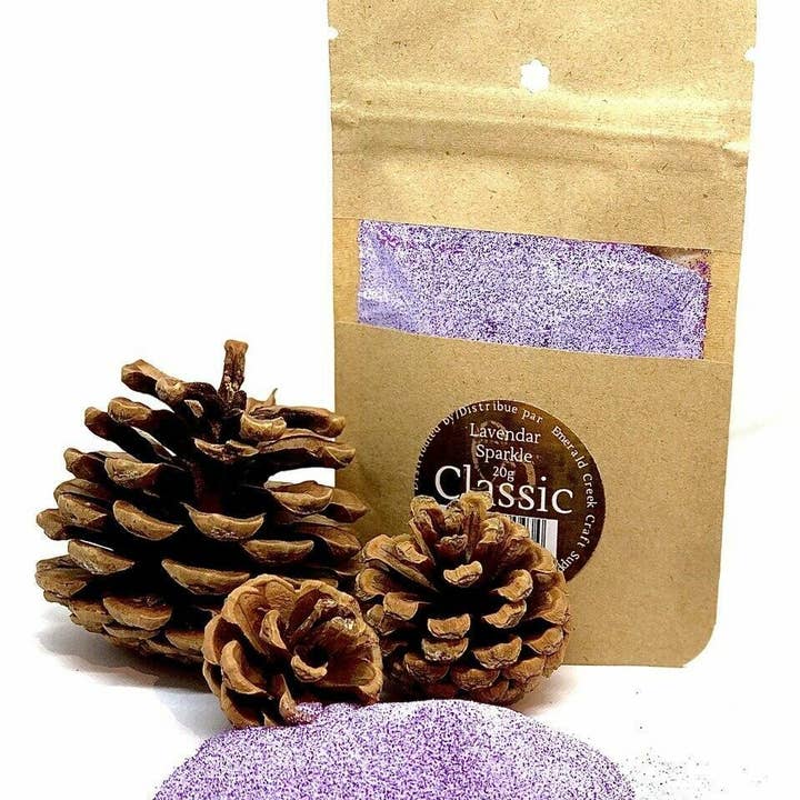 Poudre à gaufrage Lavande Sparkle pour la vente par Emerald Creek Craft Supplies