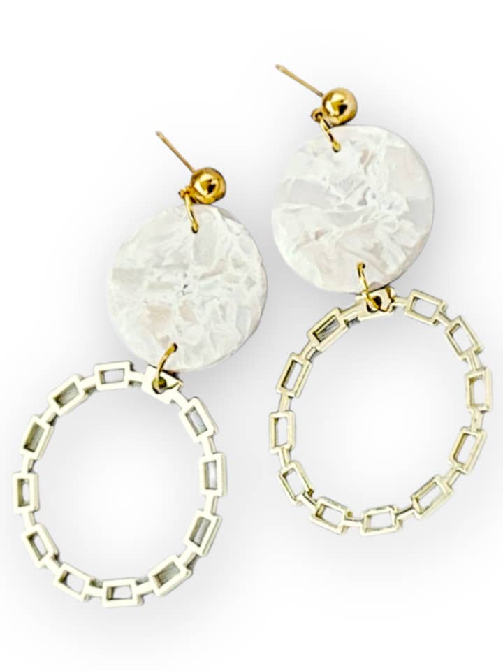 HANDCRAFTED - Malory Polymer Clay Earring for wholesale by Cherry Casa