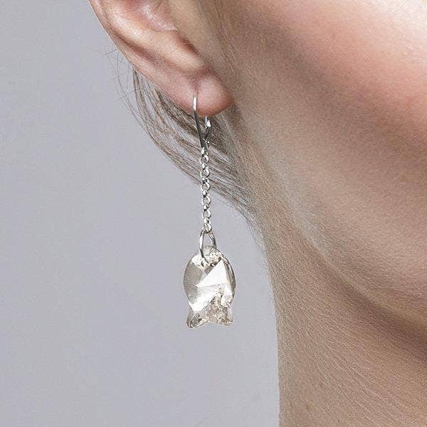 Klas Squared - Wholesale Dangle Earrings - Poisson Earrings – Crystal Shadow1