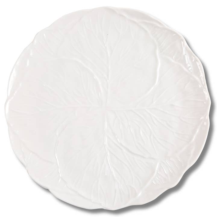 Assiette/Plateau/Chargeur Grande Feuille de Chou S/4 pour la vente par Siren Song