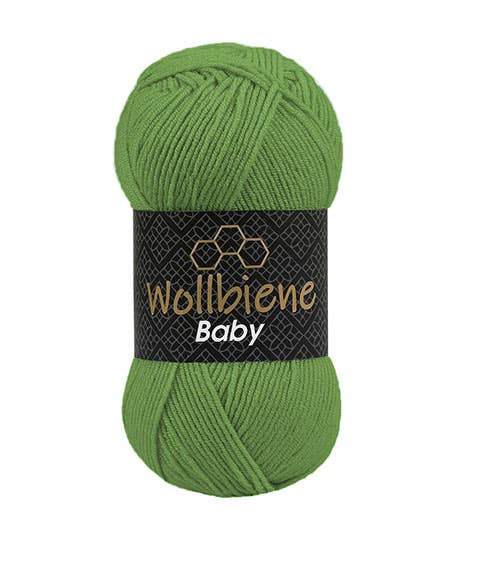 Wollbiene – Engroshandel Garn – Wollbiene babystrikkegarn 100 g, anti-fnuller til hækling og strik8