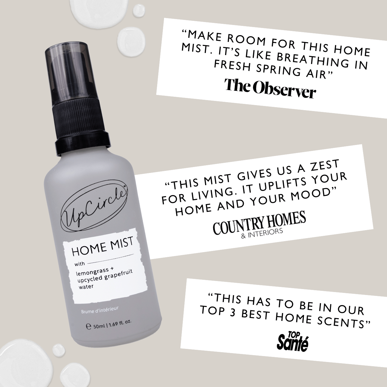 VIAI Beauty – Spray de quarto e roupa por atacado – Bruma para Casa com Erva-príncipe + Toranja2