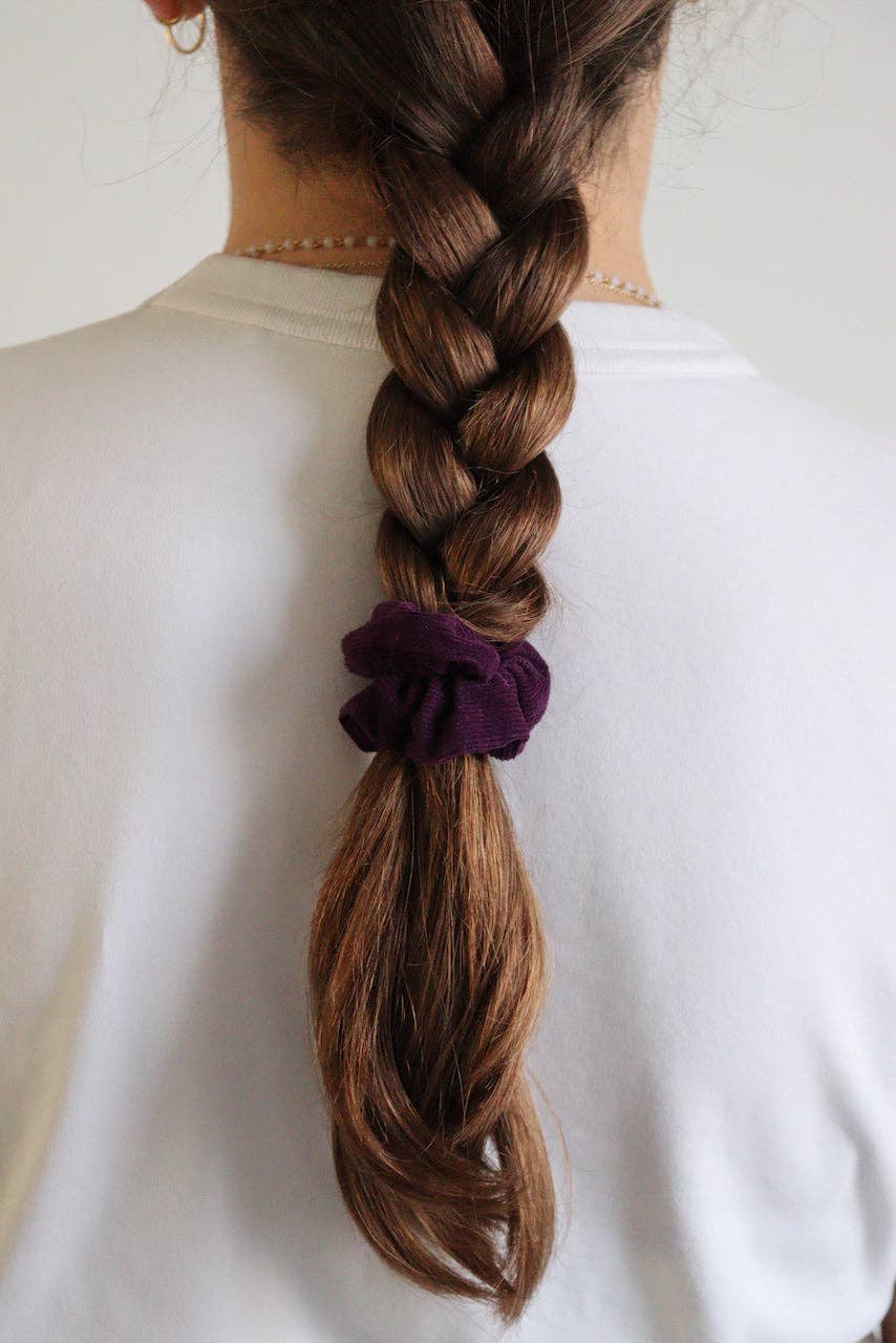 Maho - Wholesale Hair Tie - Gaby purple velvet7