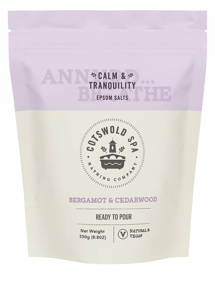 Calm & Tranquility with Bergamot 250g Bath & Foot Spa for wholesale by Cotswold Spa Bathing Company