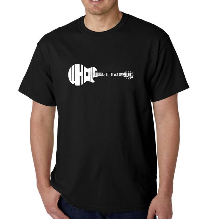 LA Pop Art Men's Word Art T-shirt - Whole Lotta Love for wholesale by LA Pop Art