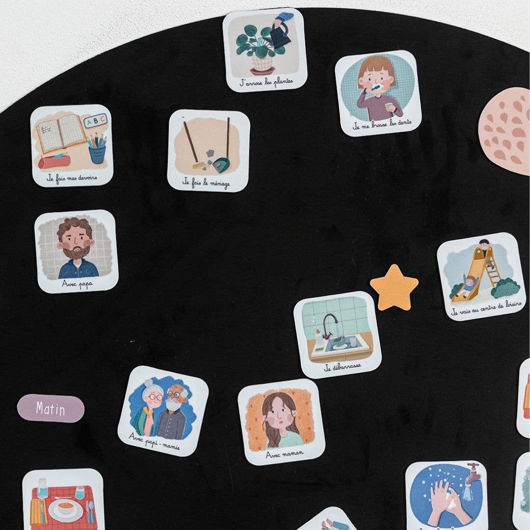 Ferflex - Vente Aimant - Enfant et bébé - Ma routine magnétique du matin & du soir (version française)3