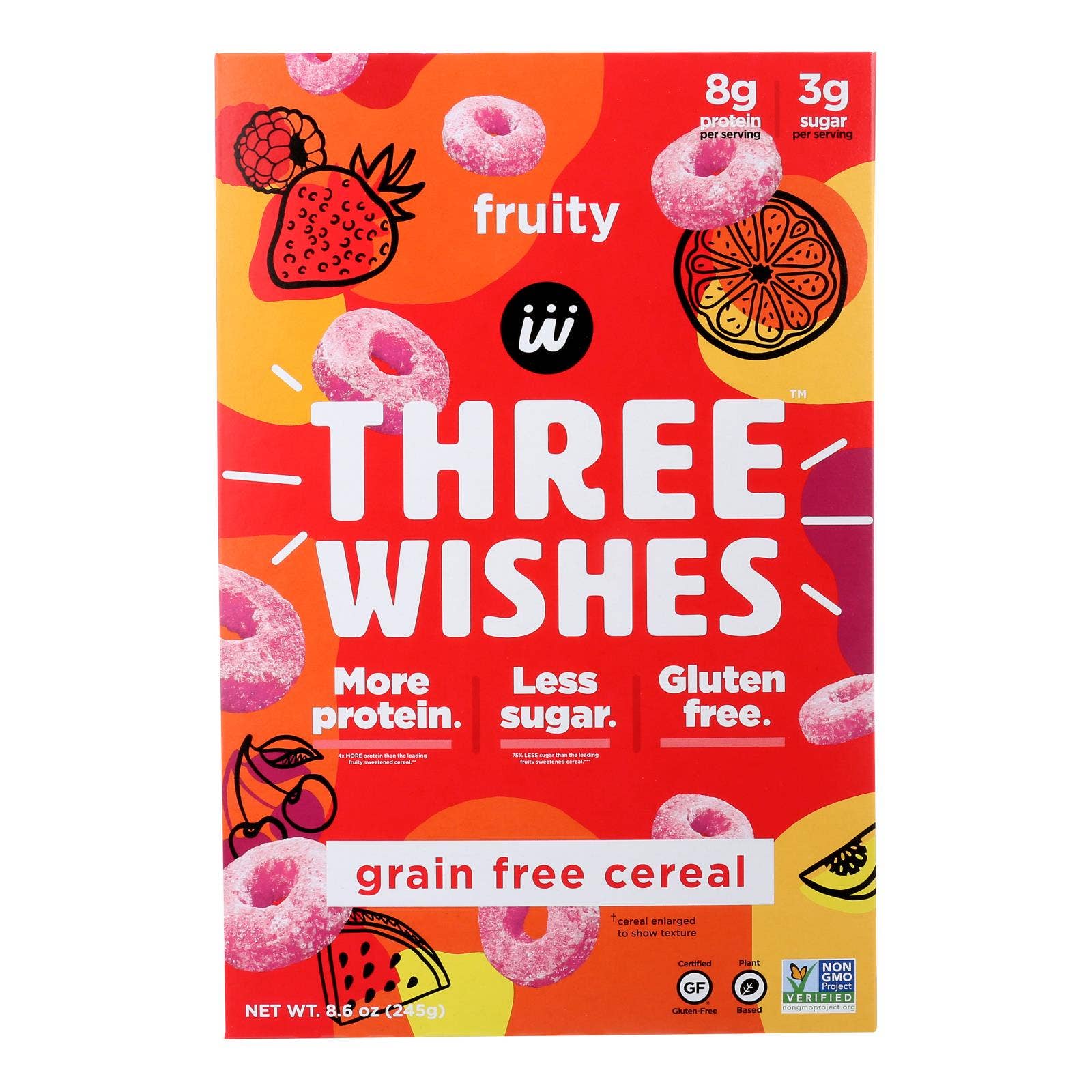 Ware Spark - Wholesale Breakfast Cereal - Three Wishes - Cereal Fruity Gluten Free - Case Of 6-8.6 Oz0