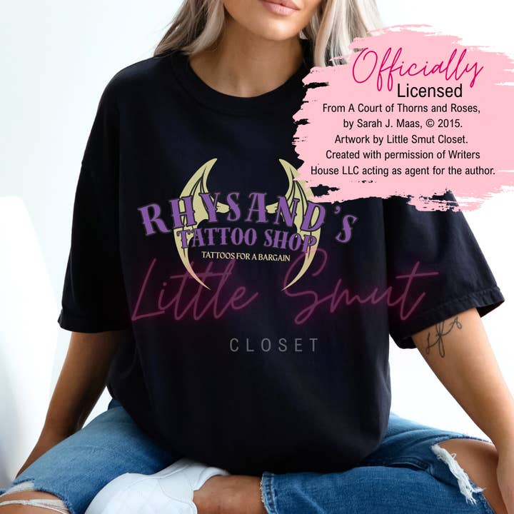 Officially Licensed SJM Rhysand Tattoo's Shirt and other Purchase Wholesale team apparel. Free Returns & Net 60 Terms on Faire trending on Faire.