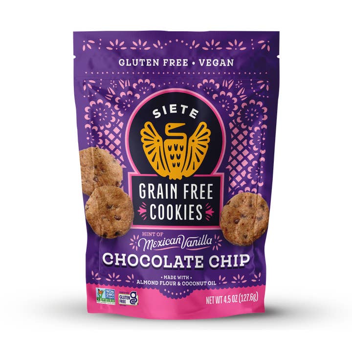 Chocolate Chip Cookies - 10 bags for wholesale by Siete Foods