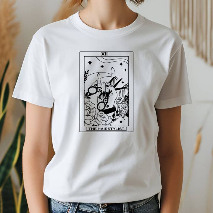 Tarot the Hairstylist T Shirt for wholesale by Sister Ray