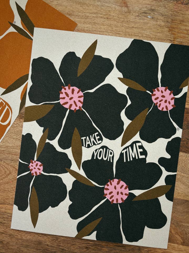 'Time' Print by Parrott Paints for wholesale by Parrott Paints