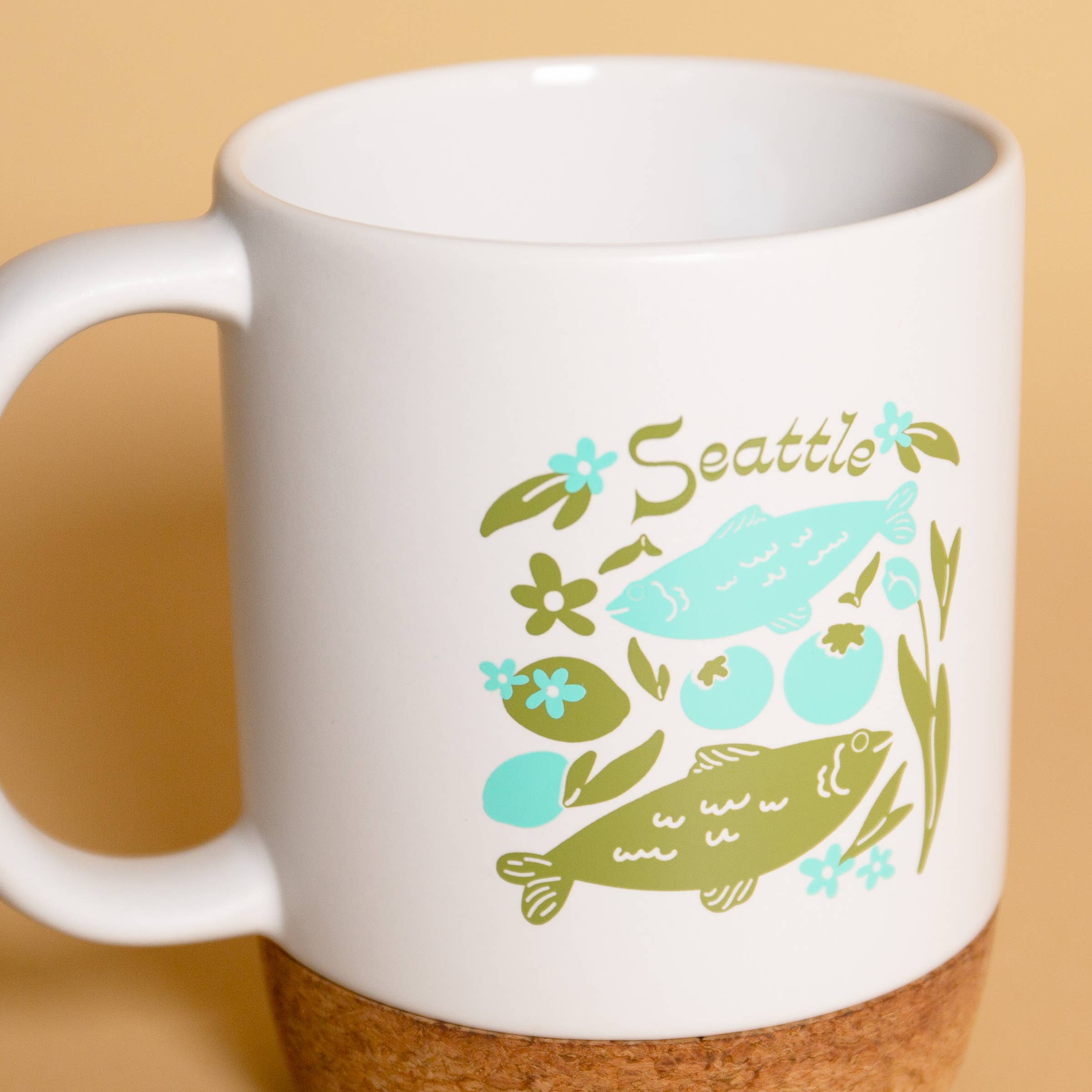 Tender Loving Empire - Wholesale Coffee Mug - Seattle Farm Market Cork Mug2