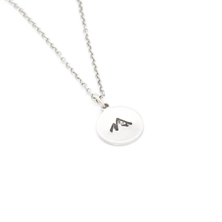 Collier Dainty Mountain pour la vente par Stamp and Stampbility