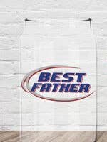 iced coffee glass; mug; fathers dad; dad gift; GLASS ONLY for wholesale by LovealwaysDesignsUS