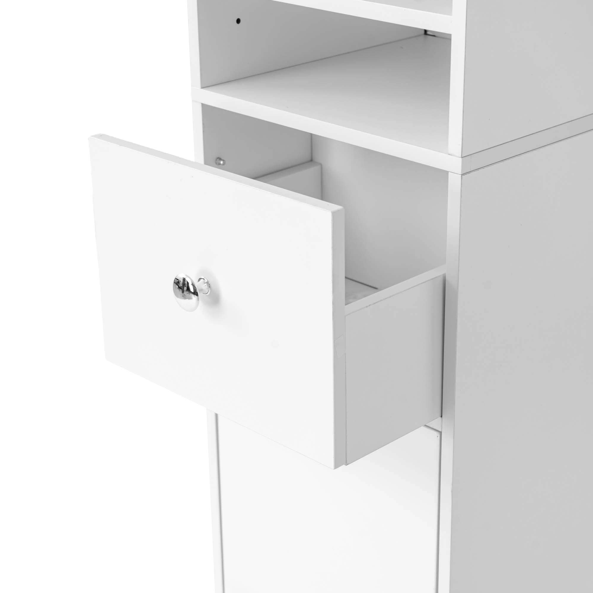 39F Inc. - Wholesale Cabinet - Tall Bathroom Storage Cabinet – Slim Freestanding Organizer5