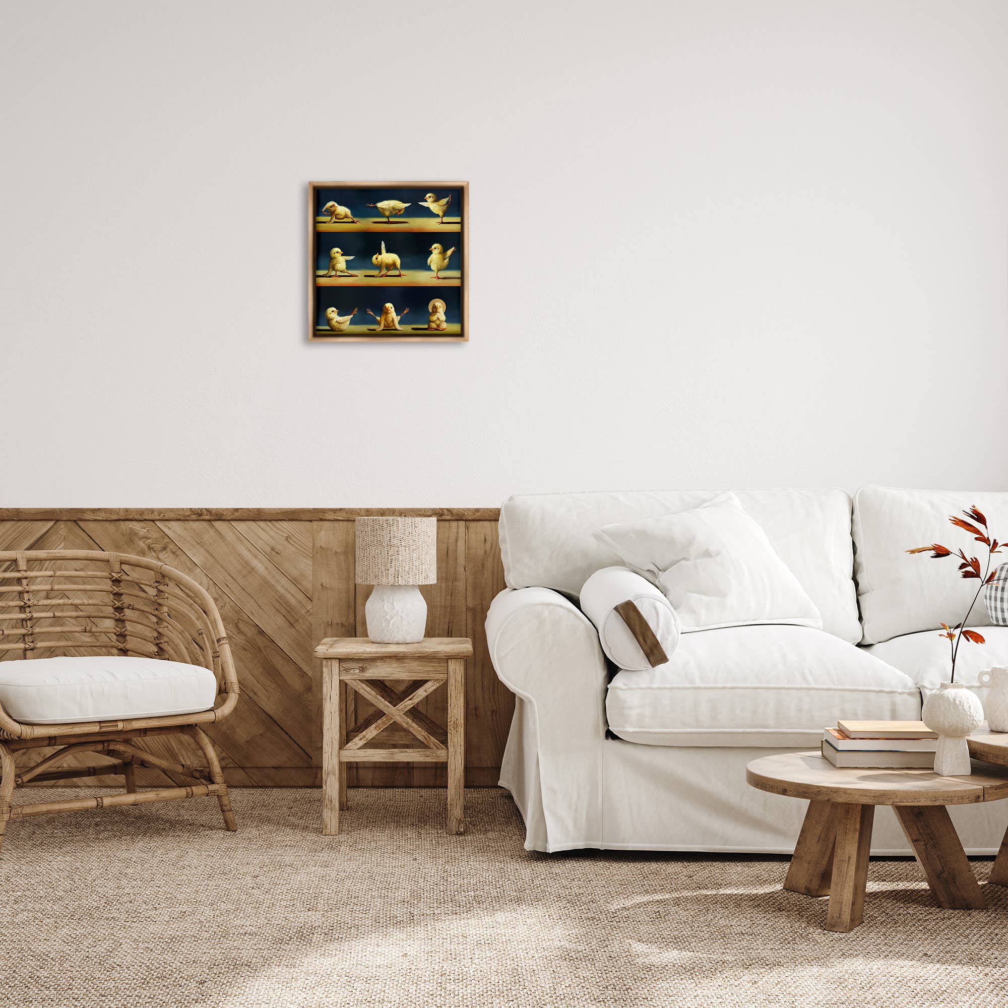 Stupell Industries - Wholesale Wall decor – Kids & Baby - Yoga Chicks Stretching Meditation Floating Frame13