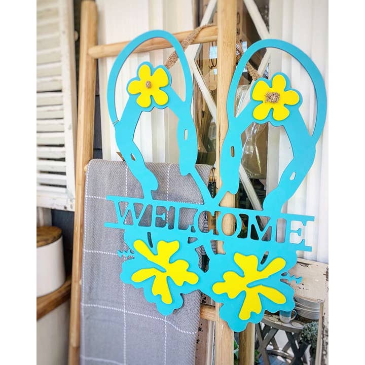 Flip Flop de bienvenue pour la vente par Greens Mill