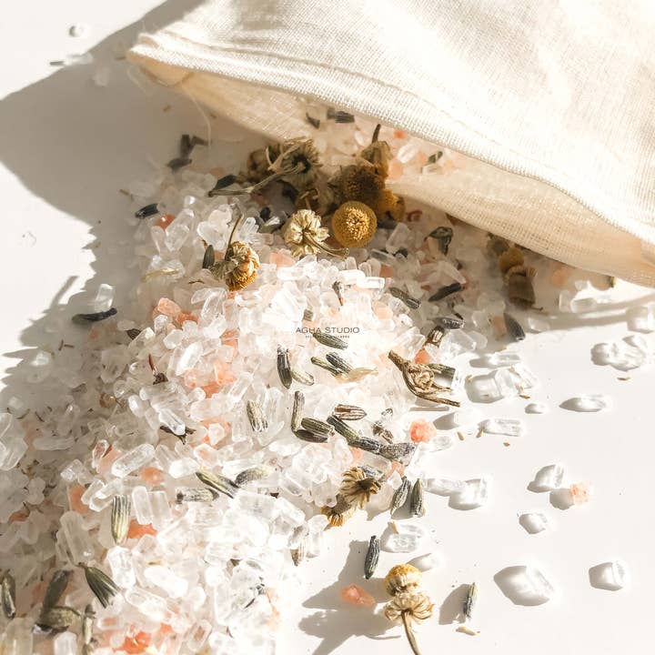 Agha Studio - Wholesale Bath Salts - Lavender Calm Bath Salts