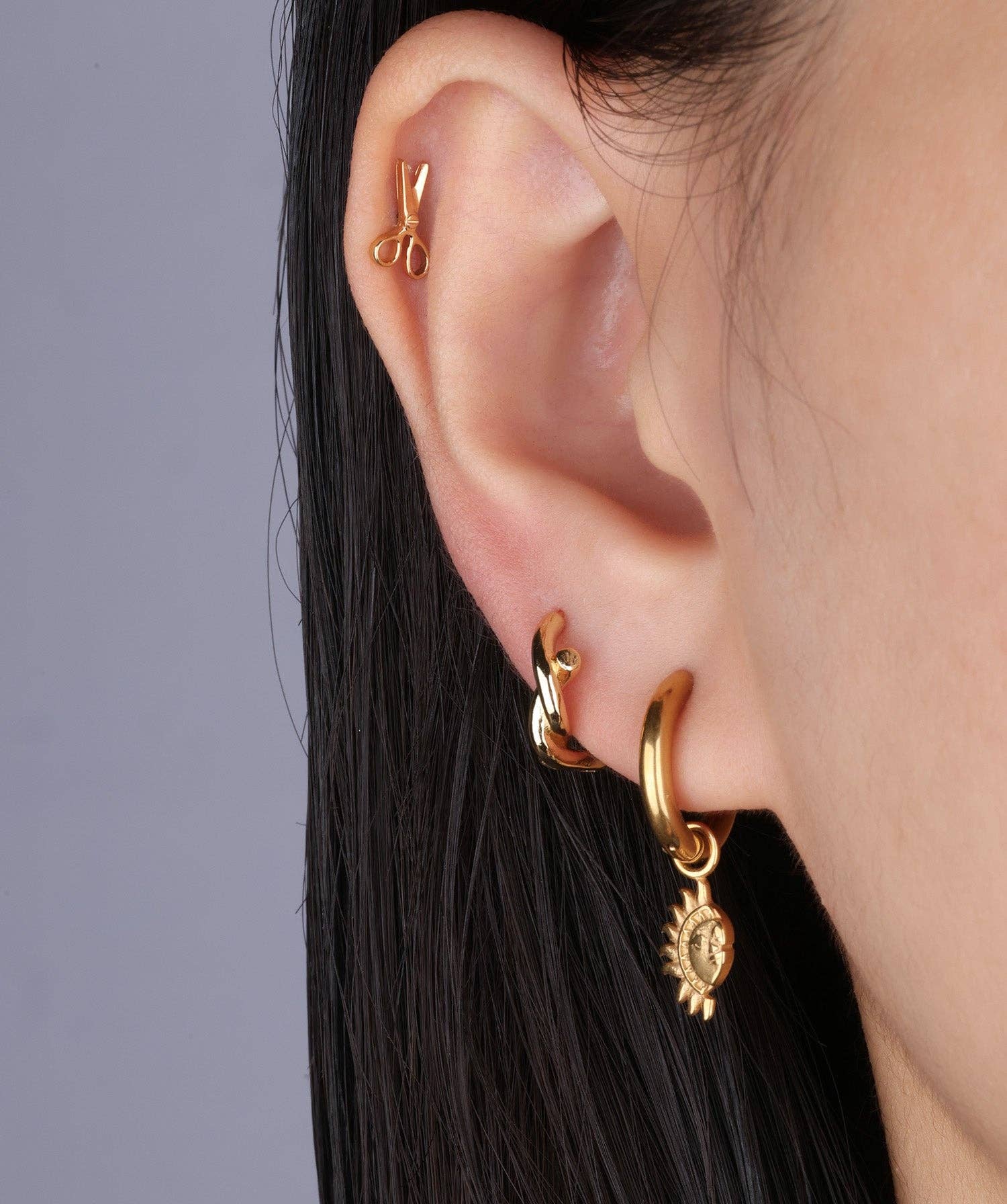 oumo jewelry - Wholesale Stud/Post Earrings - Titanium Scissor Stud ✂️2