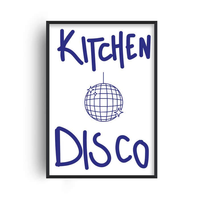 Køkken Disco Musik Hjem Dekoration Væg Kunst Print for engroshandel hos Fanclub