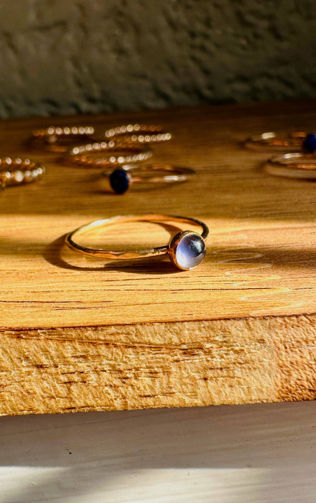 Notions of Lovely - Wholesale Multi-Stone Ring - Skinny Mini Jeweled Stacker Rings - 14k Gold Fill4