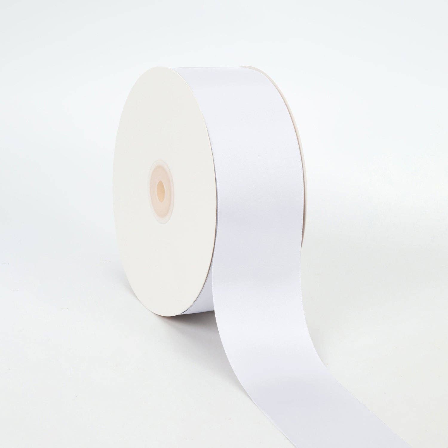 LA Ribbons Wholesale - Vente Ruban – emballage cadeau - Ruban en satin double face | Blanc (029)4