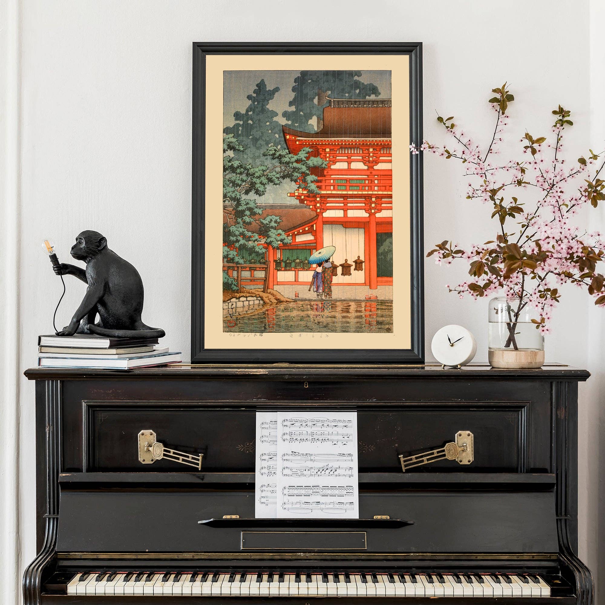 Ink & Drop - Vendita all'ingrosso Stampa artistica - Stampa del Santuario Kasuga a Nara di Hasui Kawase4