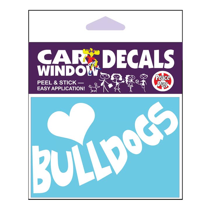 Bulldogs Vinyl Decal for wholesale by Imagine This Company
