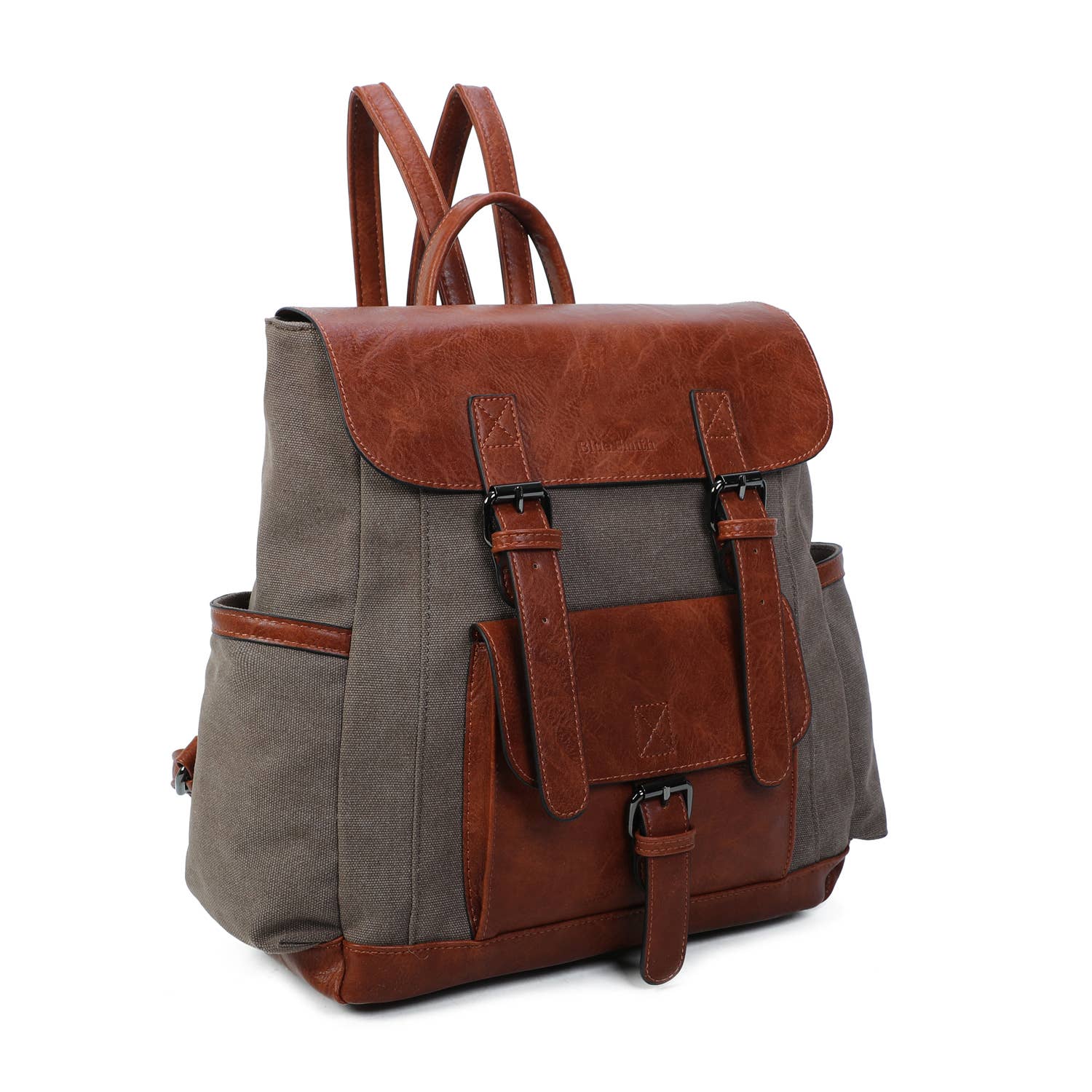 INES DELAURE - Wholesale Backpack - Women's - Two-material backpack5