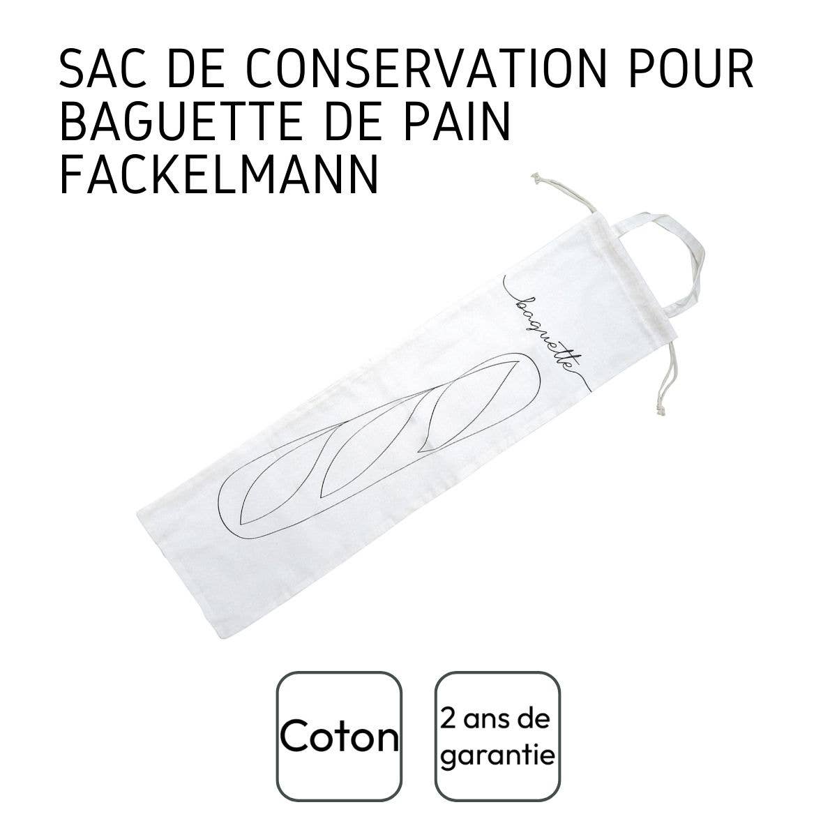 Fackelmann - Wholesale Food Storage Wrap/Bag - Cotton baguette storage bag2
