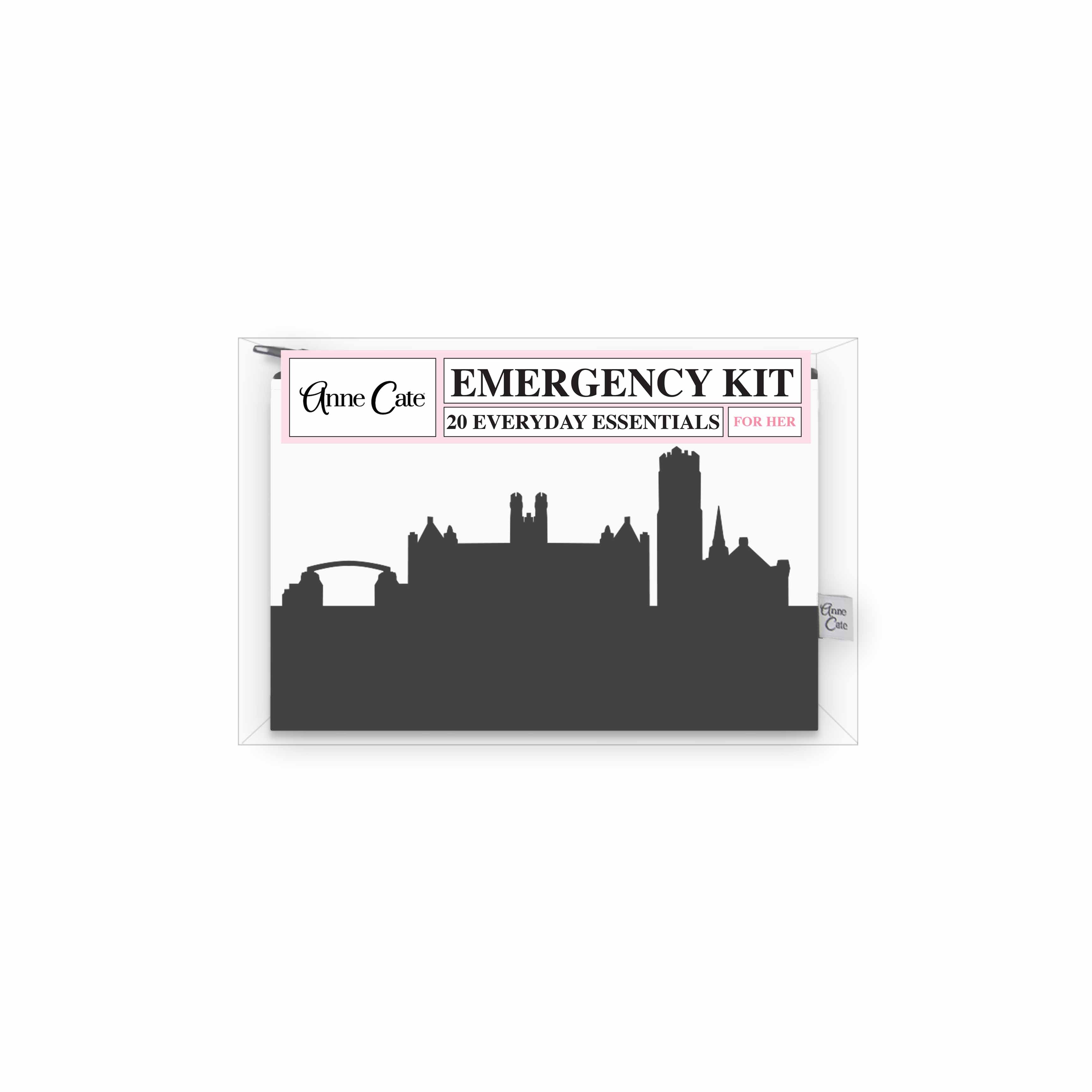 Anne Cate – wholesale Travel set – Skyline Mini Wallet Emergency Kit - For Her24
