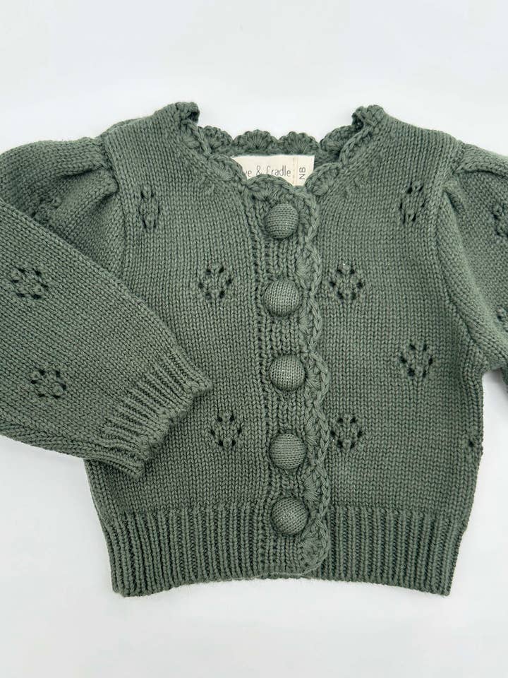 Anita Cardigan for wholesale by OLIVE & CRADLE