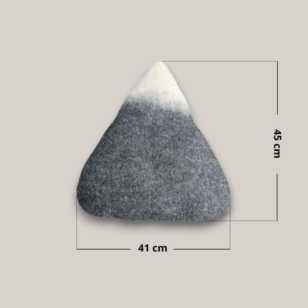 New Heidi - Wholesale Decorative Tabletop Object - Simple Mountain decorative felt cushion - Ethical and artisanal creation New Heidi4