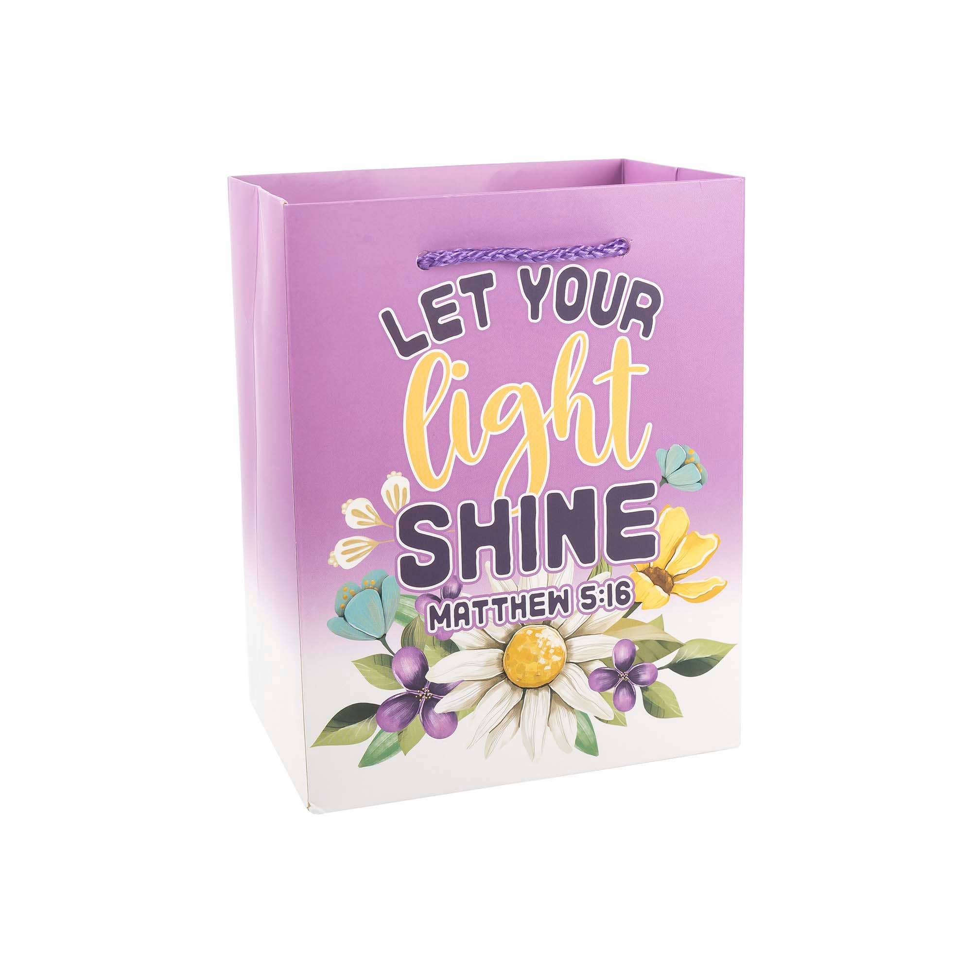 Divinity Boutique - Wholesale Gift Bag - Gift Bag: Let Your Light Shine(Matthew 5:16)4