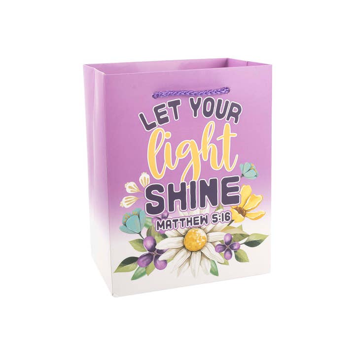 Divinity Boutique - Wholesale Gift Bag - Gift Bag: Let Your Light Shine(Matthew 5:16)4