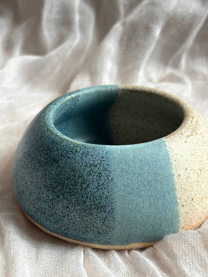 Mountains Egg Cup for wholesale by Charlotte Manser Ceramics