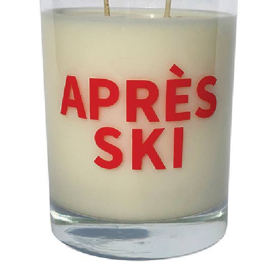Apres Ski | Juniper - Dry Gin - Cypress 11oz Soy Candle for wholesale by Clark & June Candle Co.