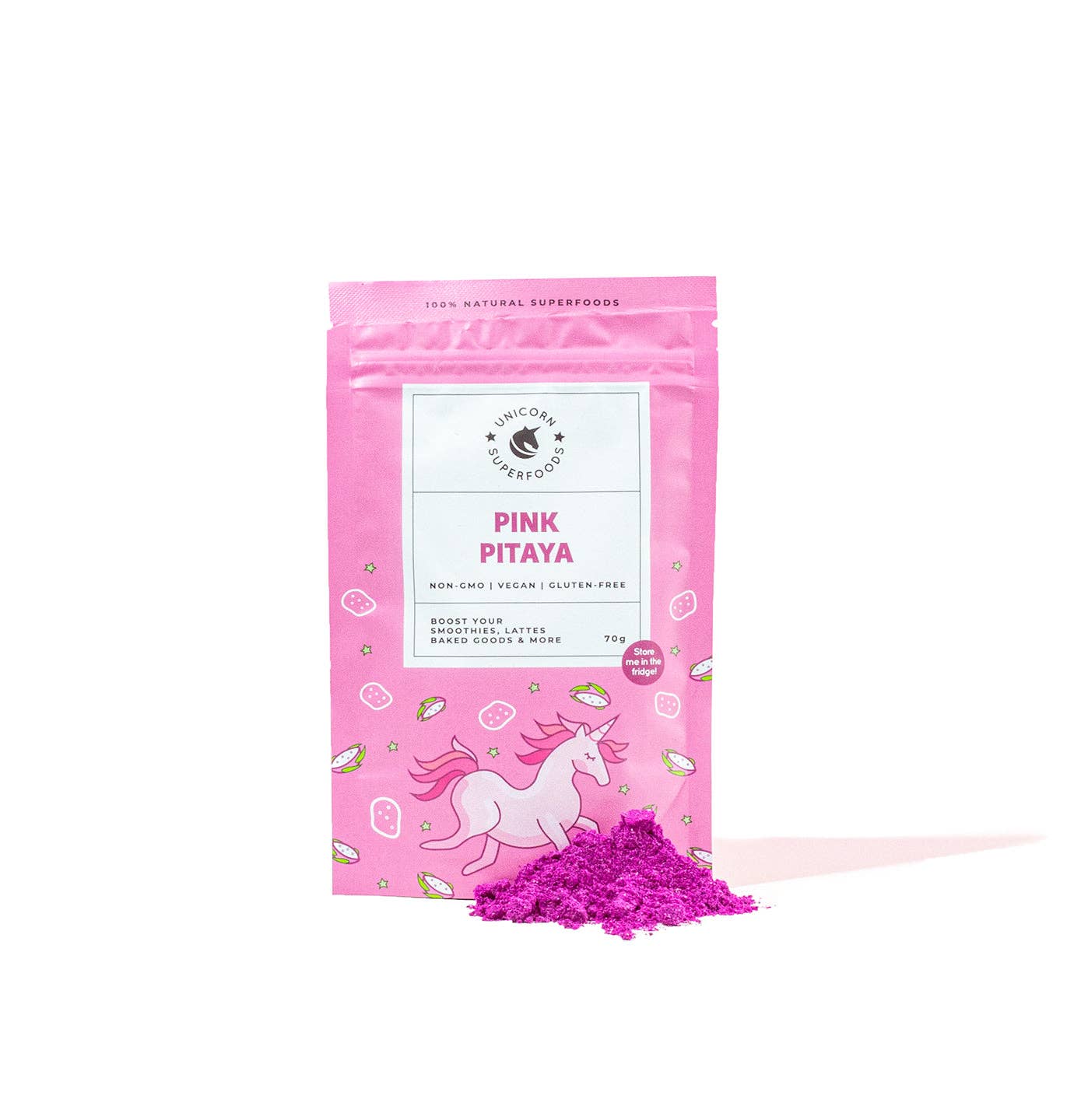 Unicorn Superfoods - Wholesale Protein/Superfood Powder - 100% Freeze Dried Pink Pitaya Powder9