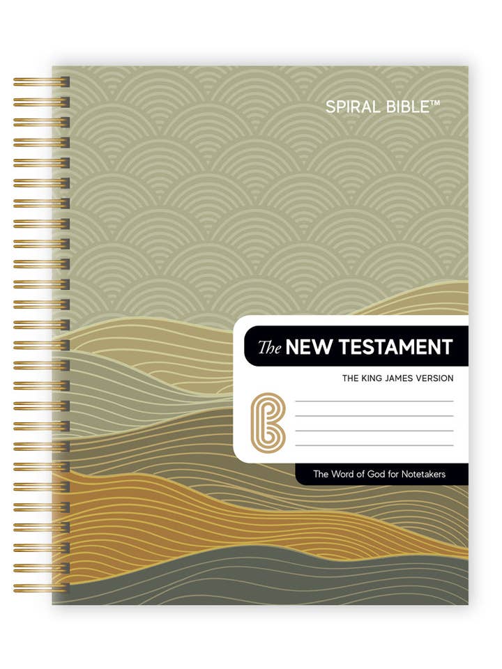 Spiral Bible™ - KJV - New Testament - Tan for wholesale by Spiral Bible