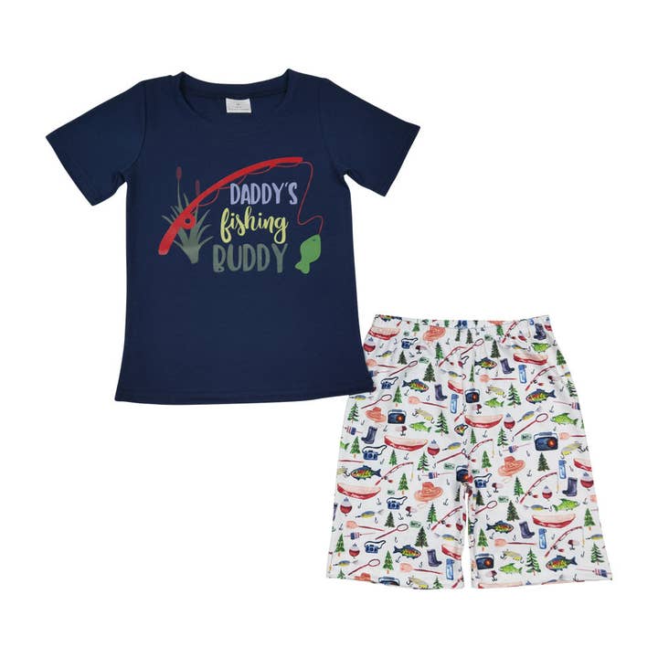 Aier Wholesale - Wholesale Top & Short Set - Kids - Baby Boys Summer Fishing Shorts Sets3