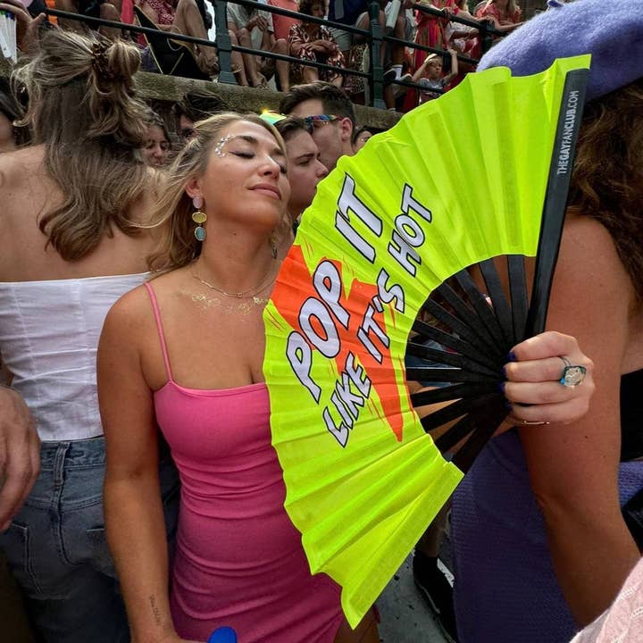 The Gay Fan Club - Wholesale Handheld Folding Fan - Poppers Fan (UV)7