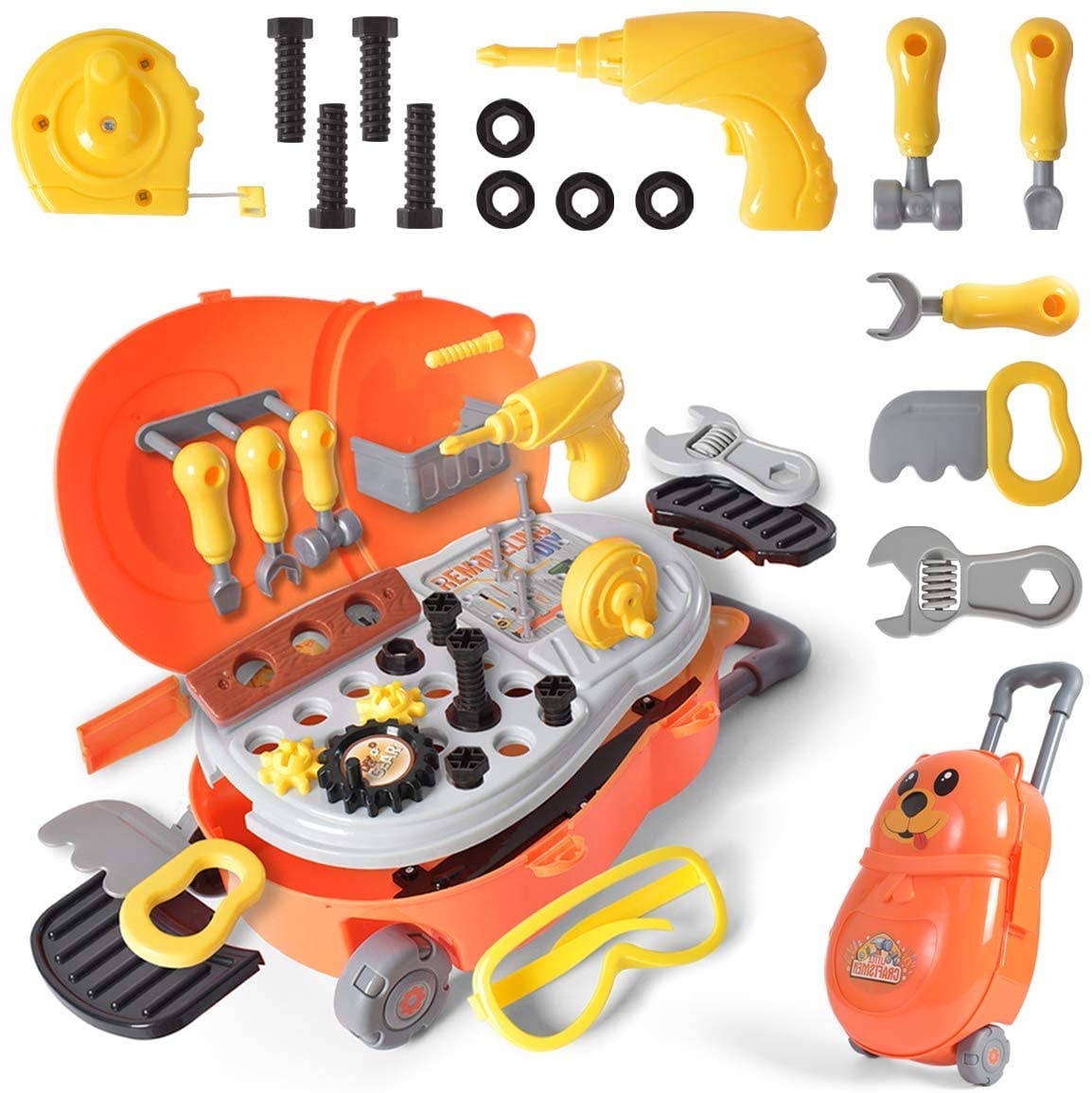 Toyventures – wholesale Toy set – Kids – Kids 25Pcs Tool Set Pretend Play with Carry Bag Age 3 to 713