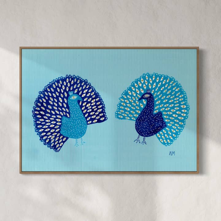 Pavos reales azules para venta al por mayor de Nancy McKie