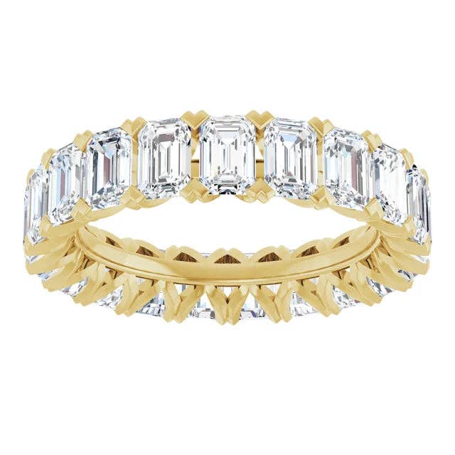 14K Yellow Gold Lab-Grown Diamond Eternity Band – 5 1/3 CTW (Size 7) for wholesale by LooseDiamondNet