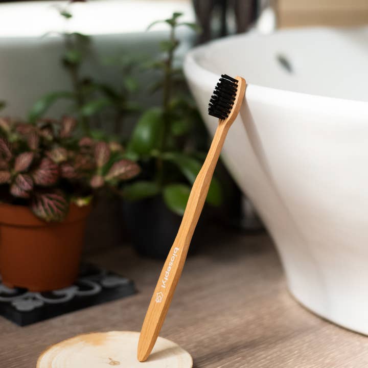 Bioseptyl-1845-Empreinte - Wholesale Toothbrush - French beech wood toothbrush - Dubois 3 colors