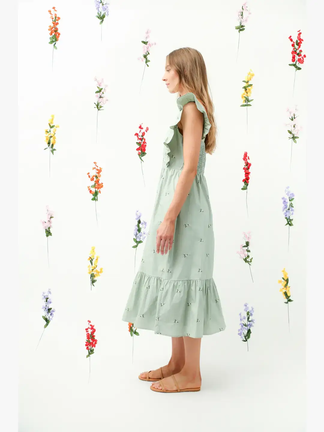 Reminiscence - Wholesale Dress - Women's - REMI014 - Embo Midi Dress10