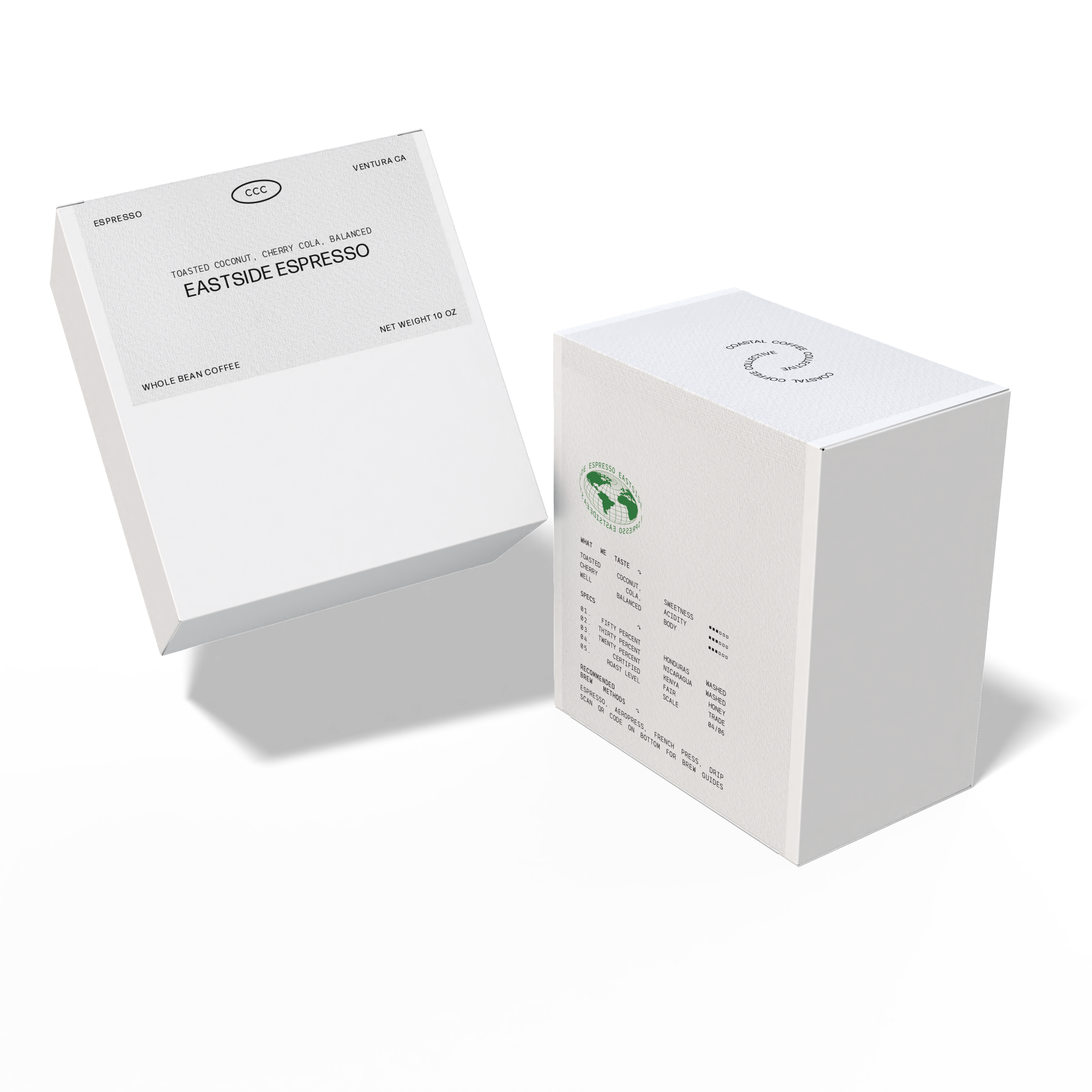 Coastal Coffee Collective – Grãos de café por atacado – Eastside Espresso café em grãos inteiros1