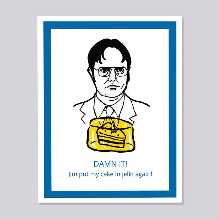 The Office Dwight Jello Card for wholesale by Design Corner