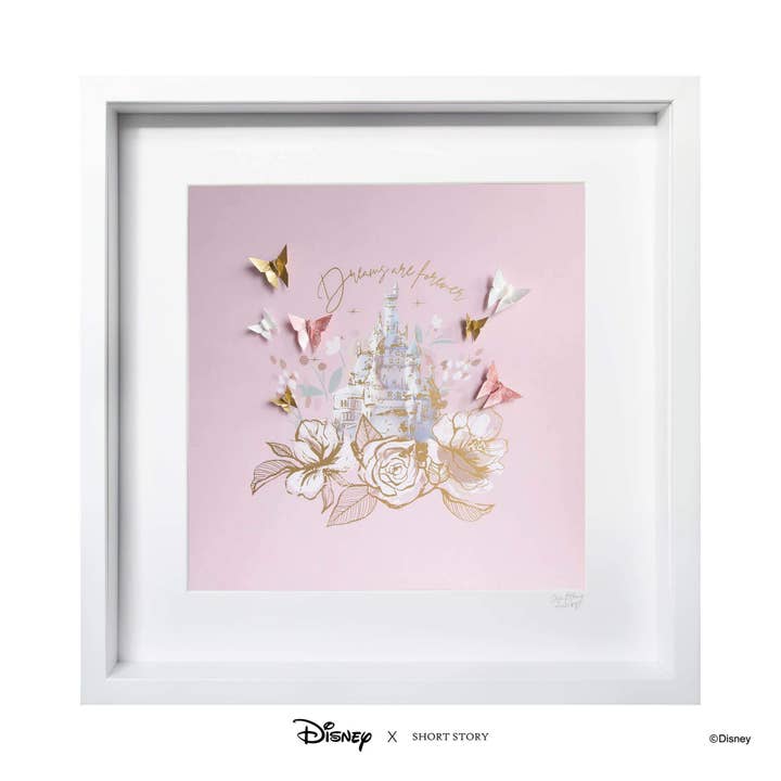 Disney Large White Frame Castle II for wholesale by Short Story