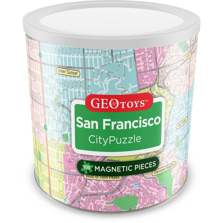 Geotoys - Wholesale Puzzle - Kids - Magnetic Puzzle San Francisco